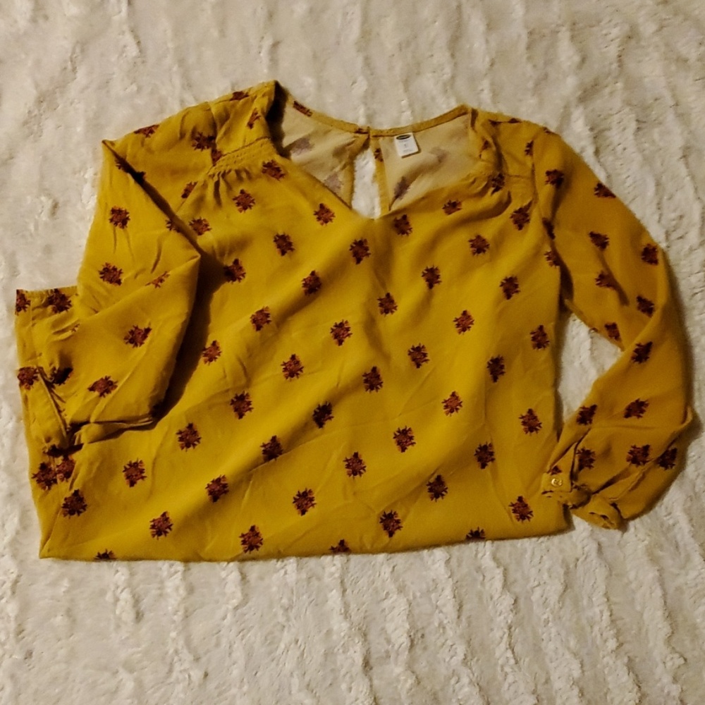 Mustard colored Old navy XS dress